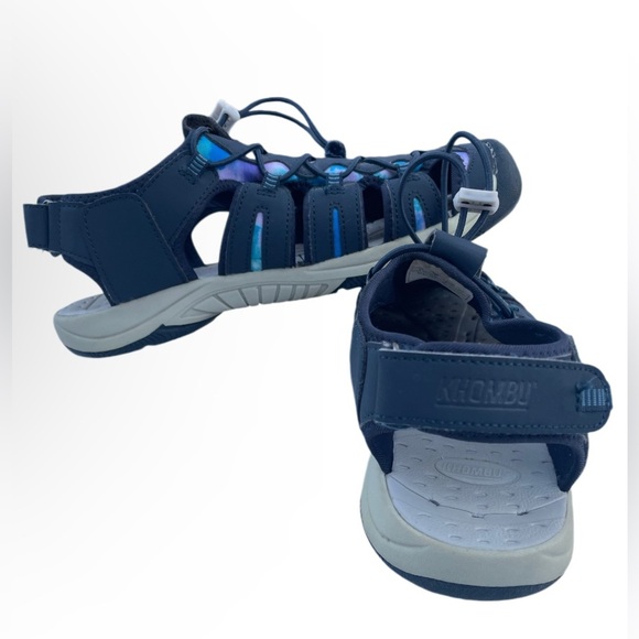 Khombu Ashley Sport Sandals Women's Size:9M EU39 Navy Blue Adjustable Straps EUC - Picture 7 of 16